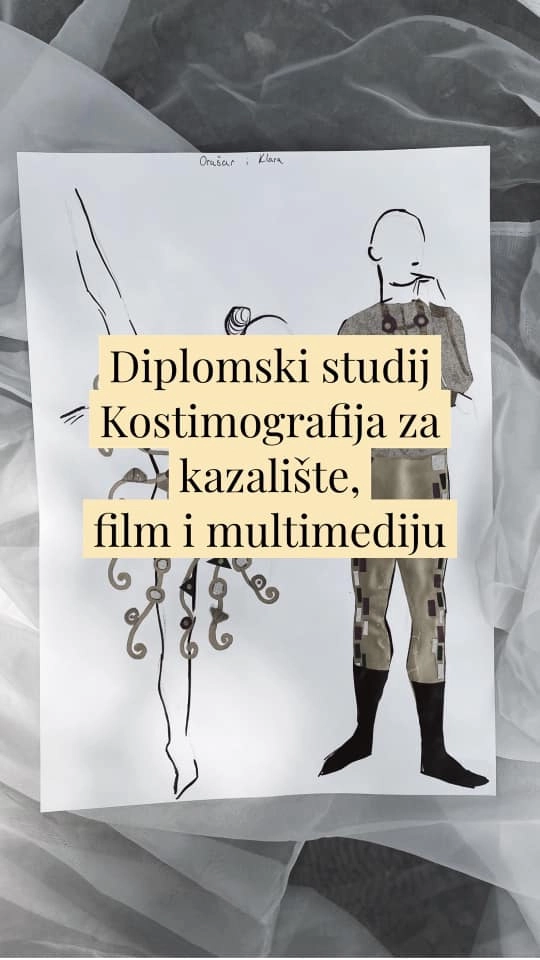 Jedini studij kostimografije u Hrvatskoj od jeseni u Osijeku
