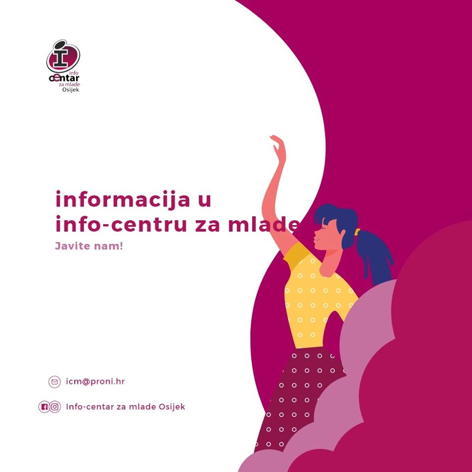 Poziv - Informacija u Info-centru za mlade!