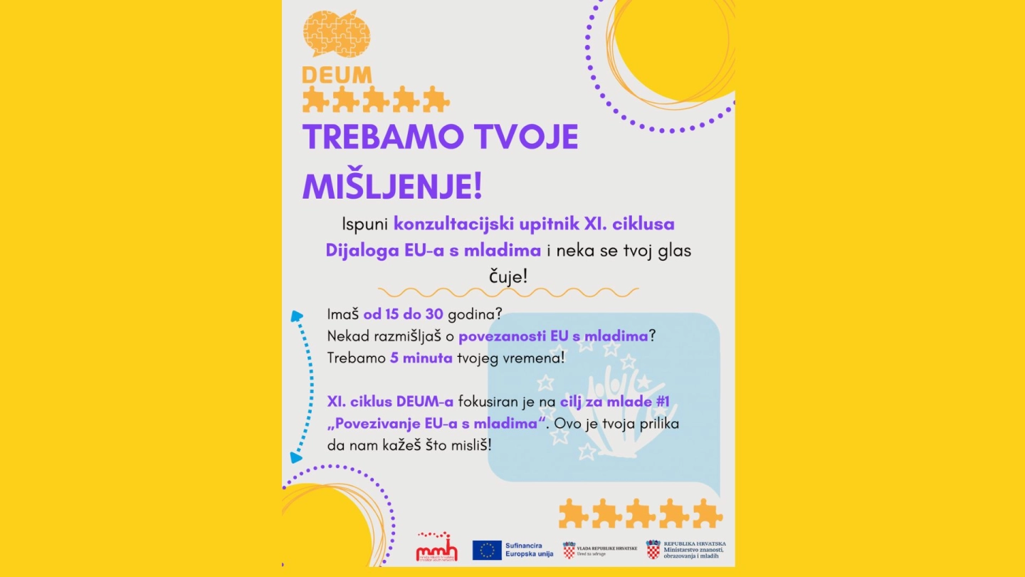 SUDJELUJ u nacionalnim konzultacijama XI. ciklusa Dijaloga EU-a s mladima
